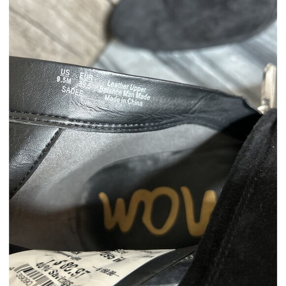 Sam Edelman Suede Booties Heeled Zippers Black Color Sadee Size 9.5 - Picture 7 of 9